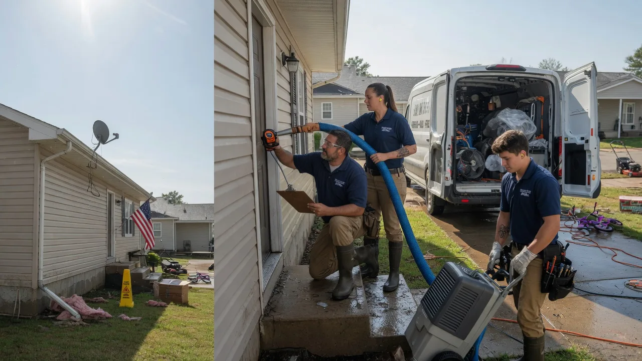 Ceiling Water Damage Restoration in Briscoe, TX near me